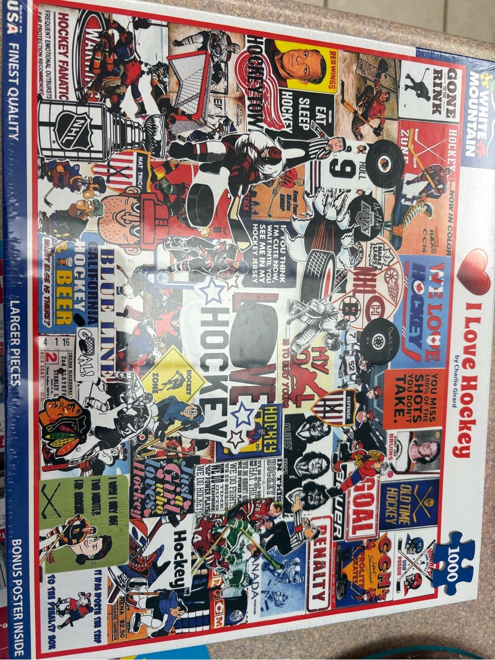 1000 Piece Hockey Puzzle BRAND NEW